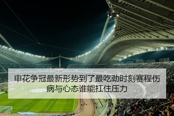 申花争冠最新形势到了最吃劲时刻赛程伤病与心态谁能扛住压力